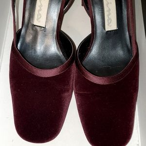 Nina Christina Port Velvet/Lust Slingback
